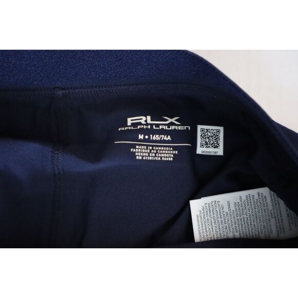 RLX Ralph Lauren Women Sz M Navy Pickleball Tennis Golf Pleated Back Skort - Picture 4 of 11